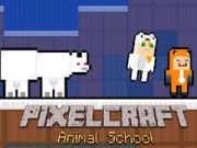 Spēle PixelCraft Dzīvnieku Skola online