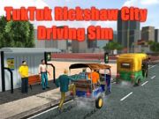 Spēle TukTuk Rikša Pilsētas Braukšanas Simulators online
