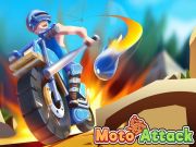 Spēle Moto uzbrukums online