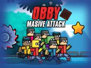Spēle Obby masīvs uzbrukums online