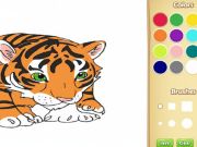 Spēle Baby Tiger krāsojamā grāmata online