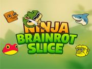 Spēle Ninja Brainrot šķēle online