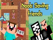 Spēle Noobs: Draugu glābšana online