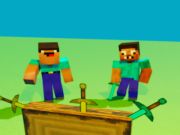Spēle Noob pret pro, bet nazis trāpīja minecraft online