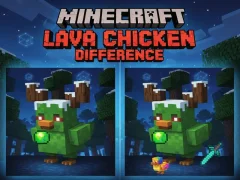 Spēle Minecraft Lava vistas atšķirība online Spēle Minecraft Lava vistas atšķirība online