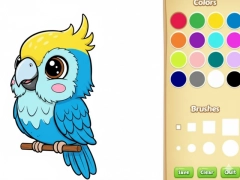 Spēle Kawaii dzīvnieku krāsojamā grāmata online