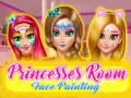 Spēle Princeseņu istabas sejas krāsošana online Spēle Princeseņu istabas sejas krāsošana online