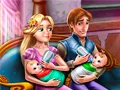 Spēle Rapunzelu dvīņu Ģimenes diena online Spēle Rapunzelu dvīņu Ģimenes diena online