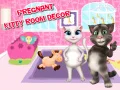Spēle Grūtnieces kaķa istabas dekors online Spēle Grūtnieces kaķa istabas dekors online