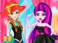 Spēle Princese pret Monstru Meiteni online