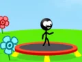 Spēle Trampolīns Cilvēciņš online Spēle Trampolīns Cilvēciņš online
