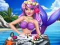 Spēle Princese jūras meitenes grima stils online