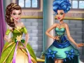 Spēle Leļļu Princeses pret Nāciena: Apģērbšana online Spēle Leļļu Princeses pret Nāciena: Apģērbšana online