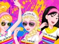 Spēle Princeses Krāsu Skrējiens online