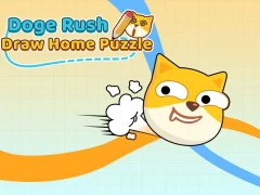 Spēle Doge Rush Draw Home Puzle online