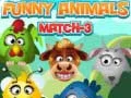 Spēle Jautrie Dzīvnieki Match 3 online
