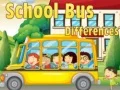 Spēle Atšķirības skolas autobusā online Spēle Atšķirības skolas autobusā online
