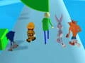 Spēle Izklaidējoša sacīkste 3D: Baldi pamati online