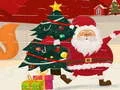 Spēle Ziemassvētku Puzzle ar Ziemassvētku vecīti online