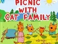 Spēle Pikniks ar kaķu ģimeni online