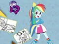 Spēle Krāsojamā Grāmata Equestria Girls online