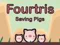 Spēle Fourtris: Cūku glābšana online