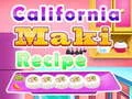 Spēle Kalifornijas Maki recepte online Spēle Kalifornijas Maki recepte online
