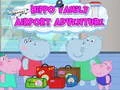 Spēle Hippo ģimenes piedzīvojums lidostā online