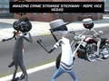 Spēle Pārsteidzošs noziegums: Dīvainais stickman virve Vice Vegas online