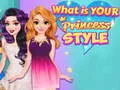 Spēle Kāds ir tavs princeses stils online Spēle Kāds ir tavs princeses stils online