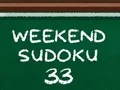 Spēle Nedēļas Nogales Sudoku 33 online