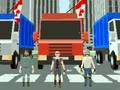 Spēle Kravas auto un Policija online Spēle Kravas auto un Policija online