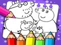 Spēle Krāsojamā grāmata Peppa Pig online