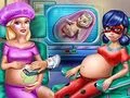 Spēle Māmiņu BFFs grūtniecības pārbaude online