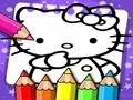 Spēle Krāsojamā grāmata Hello Kitty online