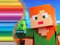 Spēle Krāsojamā grāmata par Minecraft online