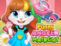 Spēle Jautra Anģelas frizūra online