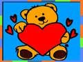 Spēle Viegla krāsošana Valentīndienā online