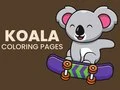 Spēle Koala krāsojamās lapas online