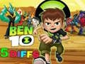 Spēle Ben 10 5 Atšķirības online Spēle Ben 10 5 Atšķirības online