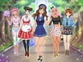 Spēle Augstskolas Anime Apģērbs online