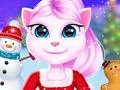 Spēle Kaķu Meitenes Ziemassvētku Dekorēšanas Spēle online Spēle Kaķu Meitenes Ziemassvētku Dekorēšanas Spēle online
