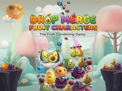 Spēle Drop Merge Fruit rakstzīmes online