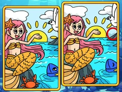 Spēle Mermaides Atrodi Atšķirības online Spēle Mermaides Atrodi Atšķirības online