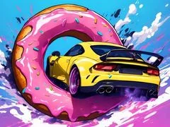 Spēle Triki Ar Automobiliem Uz Jumta online