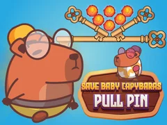 Spēle Izglābiet mazos kapibārus Pull Pin online Spēle Izglābiet mazos kapibārus Pull Pin online