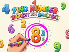 Spēle Find Number Biggest and Smallest online