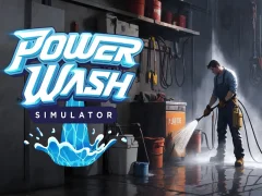 Spēle PowerWash simulators online Spēle PowerWash simulators online