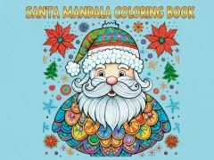 Spēle Santa Mandala krāsojamās lapas online