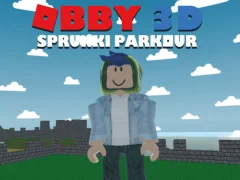 Spēle OBBY 3D Sprunki Parkour online